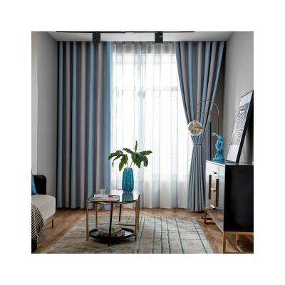 China Customized Modern Ready Made Shading Curtain Blackout Heavy Thick Gray Soundproof Jacquard Soft Blackout Factory Outlet Chenille Material for sale