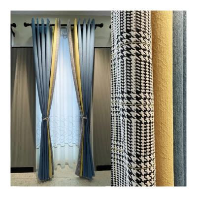 China Wholesale new design blackout high and professional fabric jacquard blackout curtain for sale