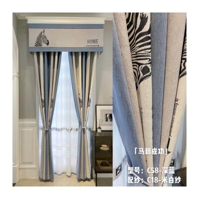 China New Design High Blackout Professional Wholesale Blackout Curtains For Living Room Curtain Jacquard Fabric Curtain for sale