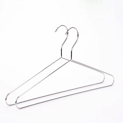 中国 Minimalist rated wholesale cheap stainless steel metal coat hanger from supplier PENGFEI 販売のため