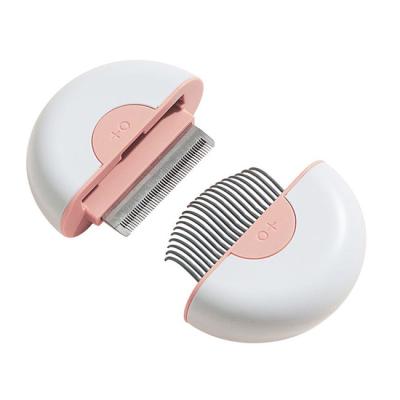 China Viable Single Hot Massage Comb Pet Style Comb Pet Saling Dual Style Dog Hair Comb for sale