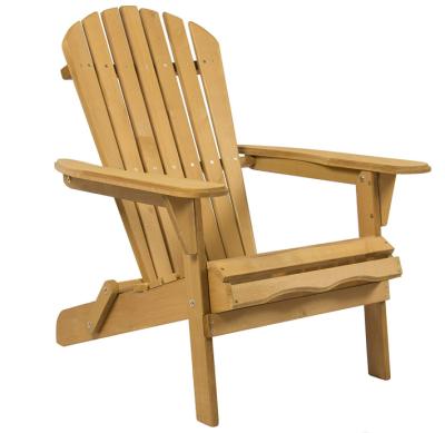 China Eco-Friendly Outdoor Adirondack Chair Wooden Patio Adirondack Chair Foldable Deck Chair for sale