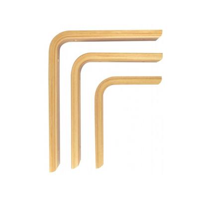 China Easy Install Angle Heavy Duty Laminated Plywood Wall Mounted Shelf Wood Frames for sale