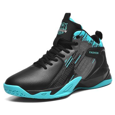 China Hot Selling Comfortable PVC High Top Basketball Shoes Ankle Boots Mens And Womens Sports High Top Training Shoes for sale