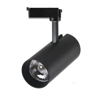 China Modern 20W 30w showroom 360 degree dimmable price good aluminum cob system fixture led track light for sale