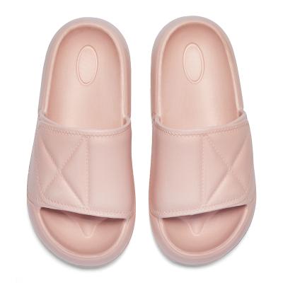 China Factory Wholesale Flat 2021 Summer Home Slippers Customized Logo Pvc Slippers Company New Color Slippers For Men And Women for sale