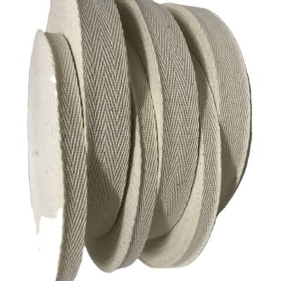 China YFXC High Tenacity Webbing Factory Wholesale Colors Double Sided Organic Herringbone Cotton Twill Tape For Bias Binding Shoes 50 Yards for sale