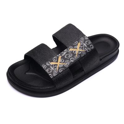 China Other New Summer 2021 Youth ShoesComfortable Multiple Colors Black Rubber Slippers Slides Sandals For Men for sale