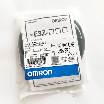 China OMRON Sensor Switch E3Z-D61 E3Z-D81 DC 24V Diffuse Photoelectric Electric Eye Three-Wire Sensor for sale