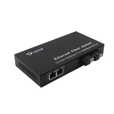 China 2 Gigabit 2 Fiber Optic Network Monitoring POE ZX-GS22 Transceiver Equipment Transceiver Equipment Optical Photoelectric Switch for sale