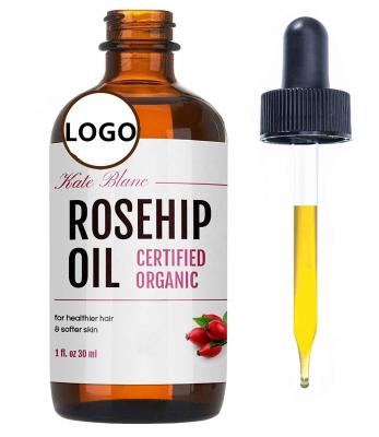 China OEM Natural Anti Aging Private Label Rosehip Oil Natural Organic For Face 100% Pure Rosehip Seed Oil for sale