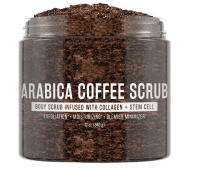 China 2020 Hot Selling Exfoliator Coffee Exfoliator Skin Scrub Organic Collagen Moisturizer Pigmentation Correctors Body Scrub for sale