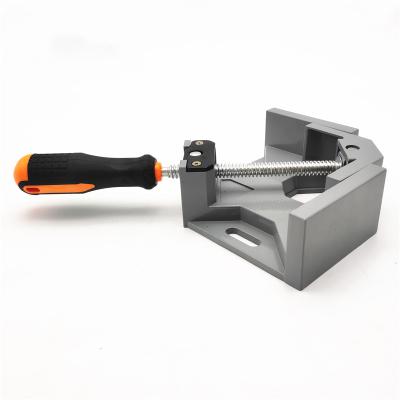 China Heavy Duty Single Handle 90 Degree Aluminum Alloy Corner Clamp For Woodworking for sale