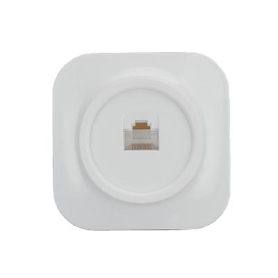 China Anti-fire ABS Factory One Way Computer Data Socket Outlet Phone Socket Top Quality ABS Plastic Material for sale