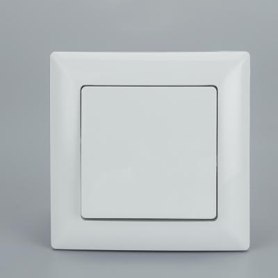 China Anti-fire ABS Fire Resistant ABS Material Wall Switches Electric Key 10A White Ivory Color for sale