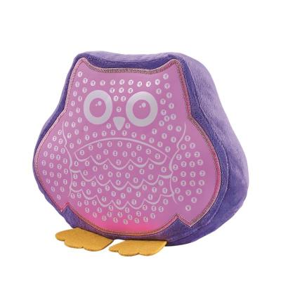 China Stuffed Toy Pillow Doll Child Arts and Crafts Educational DIY Owl and Plush Cute Decorative Toy Animal Tile for sale