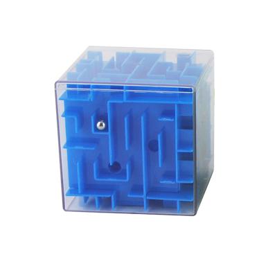 China Plastic ABS Kids Gag Gift 3D Educational Toys Brain Teaser Maze Game Puzzle Cube for sale