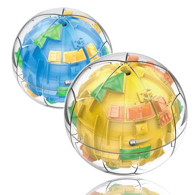 China PS+PP Kids Balance 3D Puzzle Game Educational Earth Toy Maze Ball for sale