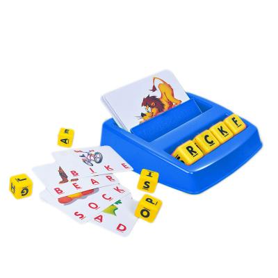 China Kids Educational Memory Toys Child Matching Letter Spelling Game and Learning English Educational Toys for sale