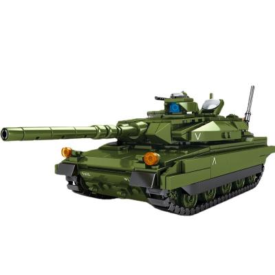 China Building Toy 806Pcs Type 10 Tank Building Blocks With Soldier ww2 Military Figures Toys For Children 0103 for sale