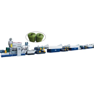 China Plastic Artificial Film Grass Story Extruder Making Machine Lawn Grass Extrusion Production Line for sale