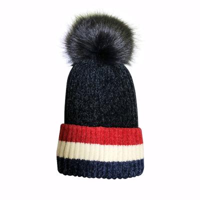 China COMMON Women's High Quality Cashmere Solid Color Wool Winter Unisex Warm Slapped Hats Knit Beanies For Men for sale