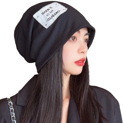 China COMMON Wholesale Fashion Sports Unisex Cotton Knitted Custom Warm Hats Beanie For Women Ski Cap Solid Color Winter Hat for sale