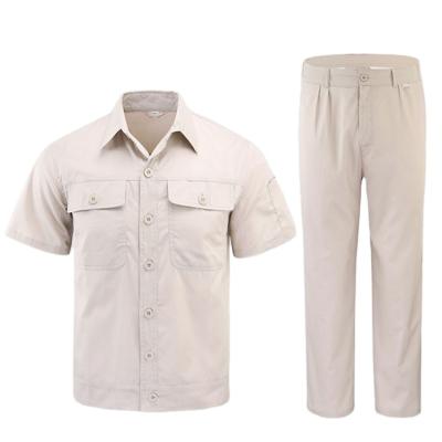 China Summer cotton quick-drying durable workwear, industrial uniforms, insurance workwear work suits for sale