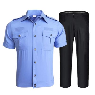 China Good Quality Unisex Short Sleeve Uniforms Suit Customize Work Suit Anti-Shrink Outdoor Work Wear For Man for sale