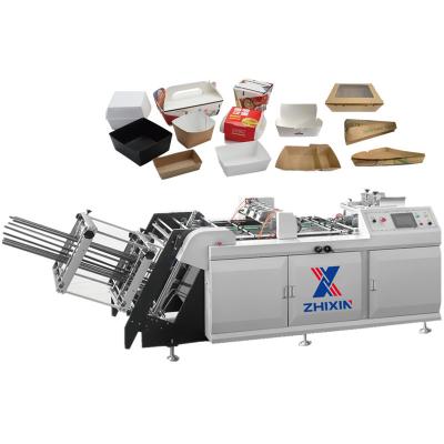 China Factory ZX-1200 Automatic Disposable Paper Lunch Box Making Machine (Paper Food Tray Forming Machine) for sale