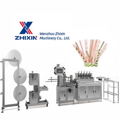 China Automatic Servo Motor Straw Paper Making Machinery From Factory ZX-60 for sale