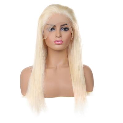 China 100% Virgin Whosale Unprocessed Blonde Wave Wigs Silky Straight 613 Remy Human Hair Lace Front Human Hair Wigs For Black Women for sale