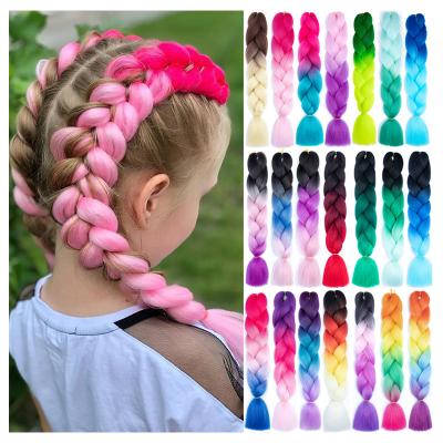 China Jumbo Braiding Hair Expression Braiding Hair Pre Stretched Jumbo Braid New Whole Cheap Synthetic Hair 100g 165g for sale