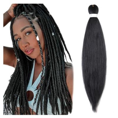 China Hair Attachment Pre-Stretched Braiding Hair Crochet Braids Elephant Pre-Stretched Hair Ez Braiding Braid For Women for sale