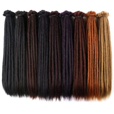 China Synthetic Handmade Dreadlocks Crochet Hair Dreadlock Extensions For Women/Men Long Single Ended Hippie Style Reggae Dreadlocks Hair for sale