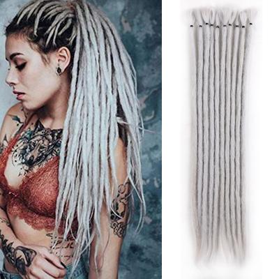 China Synthetic Handmade Dreadlocks Crochet Hair Chocolate Handmade Dreadlock Extensions Single Ended Synthetic Crochet Dreadlocks Accessories for sale