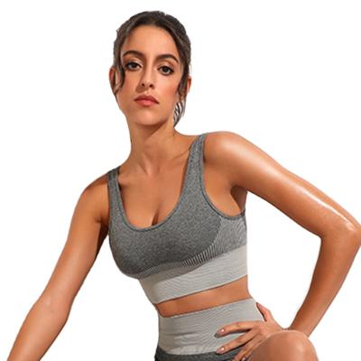 China Sportswear Breathable Crop Women Sports Bra Top Undone Woman Yoga Bras for sale