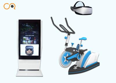 China Fitness And Funny Virtual Reality Sports Simulators / 9d Vr Bike Ride Flexible Moving And Easy Operation for sale