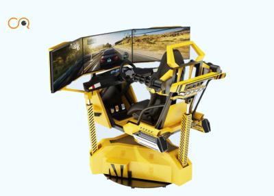 China Full Immersive 3 Screens VR Car Racing Simulator Games With More Than 200 Tracks for sale