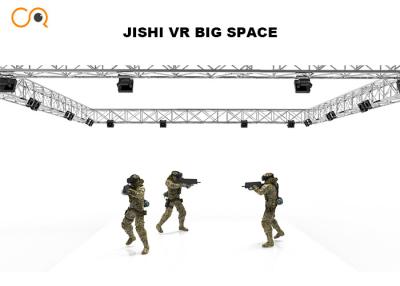 China FRP + Stahl-VR-Raum-Spiel-Simulator mit Kopfhörer-/Rucksack-Schießen-Spielen Oculus-Riss Vr zu verkaufen