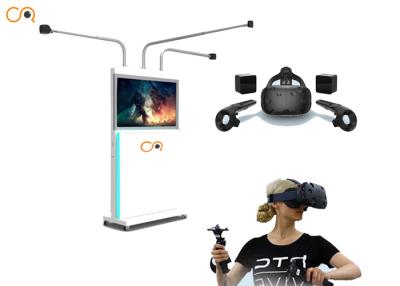 China Standing Platform HTC VR Simulator / 9D VR Shooting Game Machine With Controller for sale