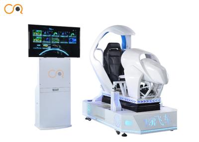 China Amusement Park Equipment Virtual Reality Simulation Rides White Or Customized for sale