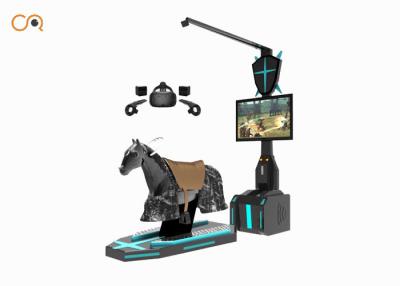 China Amusement Park Virtual Reality Simulator / 9D VR Horse sports simulators for sale