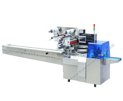 China Flow Wrapp Machine For Tray Vegetable Fruit BG-600W 110V and Stainless Steel for sale