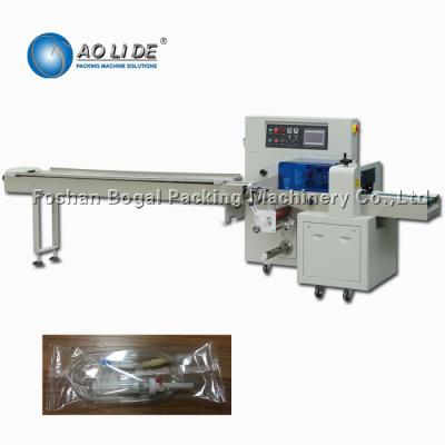 China Small Flow Wrapping Machine Side Seal Perfusion Tube Wrap for sale