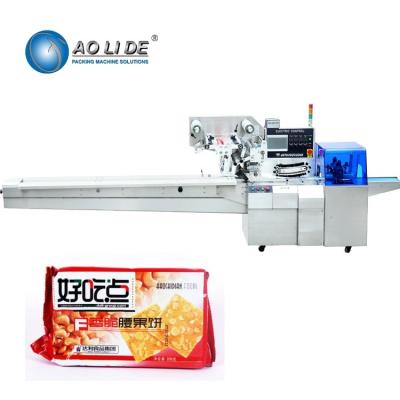 China Automatic Pillow  Packing Machine Apply For Biscuit Facial Tissue Wet Wipe for sale