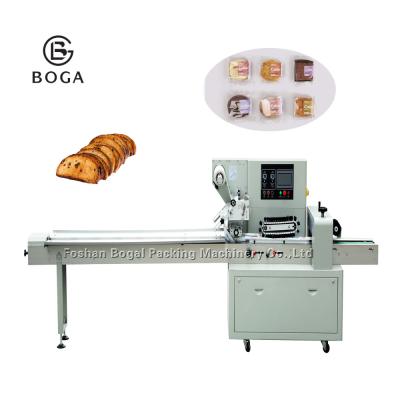 China Rotary Pillow Bakery Packaging Equipment Rusk Toast Bread Packaging CE ISO for sale