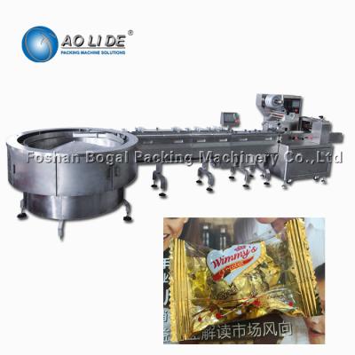 China Chocolate Packaging Machine Film Chocolate Ball Turntable Automatic Feeding for sale