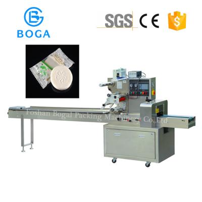 China Flow Bath Soap Pillow Wrapping Machine / Small Flow Wrapping Machine for sale