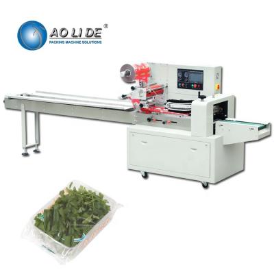 China Boga Pillow Type Packing Machine Automatic Flow Tray Pepper Chili Packaging for sale